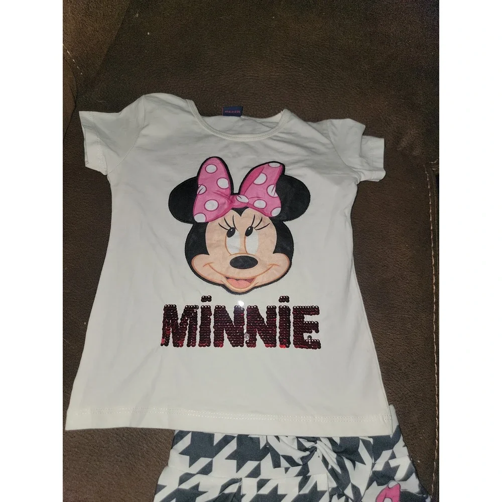 Disney minnie mouse boutique outfit size 3 4 top and skirt‎